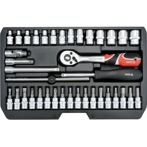Набор инструмента  1/4" (38пр.) CrV "Yato"