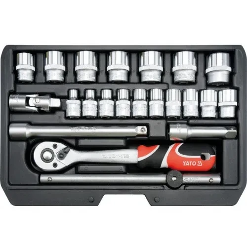 Набор инструмента  3/8" (22пр.) CrV "Yato"