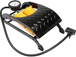 Насос с манометром ножной автомобильный "Vorel"