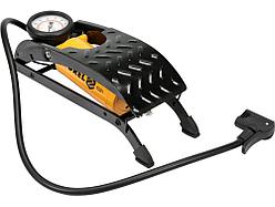 Насос с манометром ножной автомобильный "Vorel"