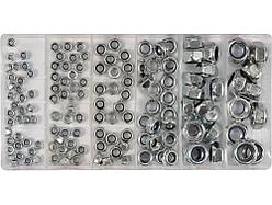 Гайки М4-М8 самоконтрящиеся (набор 146шт) "Yato"