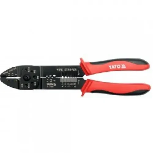 Щипцы для обжима и зачистки проводов (0.75-6.0/22-10 AWG) "Yato"
