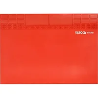 Силиконовый коврик для ремонта и пайки 35x25см, 74 отсека "Yato"