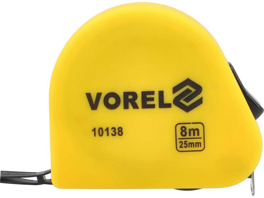 Рулетка  8мх25мм (бытовая) "Vorel"