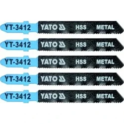 Полотна для электролобзика по металлу 50x75x1,0мм 21TPI (5шт) "Yato"