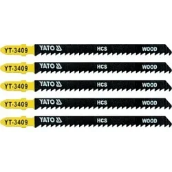 Полотна для электролобзика по дереву 90х115х1,3мм 8TPI (5шт) "Yato"