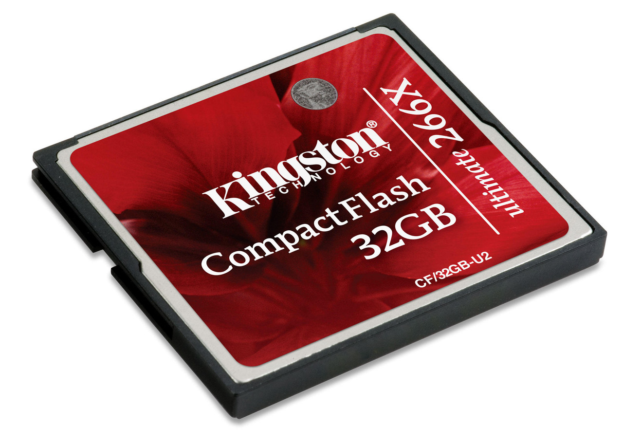 Карта памяти Kingston CompactFlash Ultimate 266x 32 Гб - фото 2 - id-p33616449