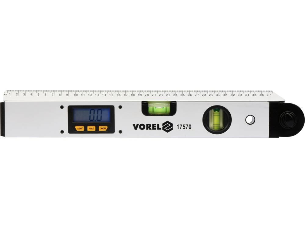 Угломер электронный  400мм., диапазон 0-360°, LCD "Vorel"