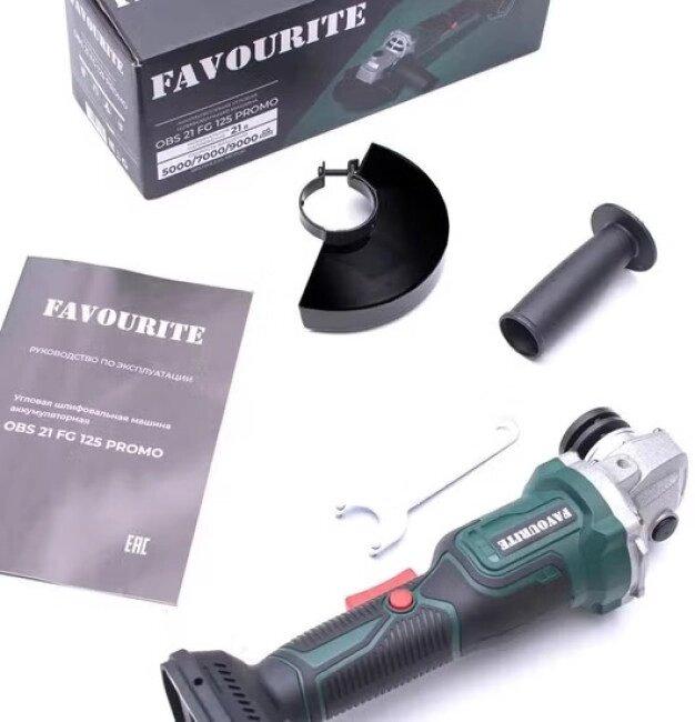Угловая шлифмашина Favourite OBS 21 FG 125 Promo (без АКБ), фото 1