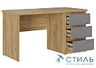 Стол письменный Бостон СП-001 - Серый Шифер / Дуб Крафт золотой (МК Стиль), фото 3