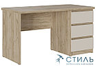 Стол письменный Бостон СП-001 - Кашемир/Дуб Крафт серый (МК Стиль), фото 2
