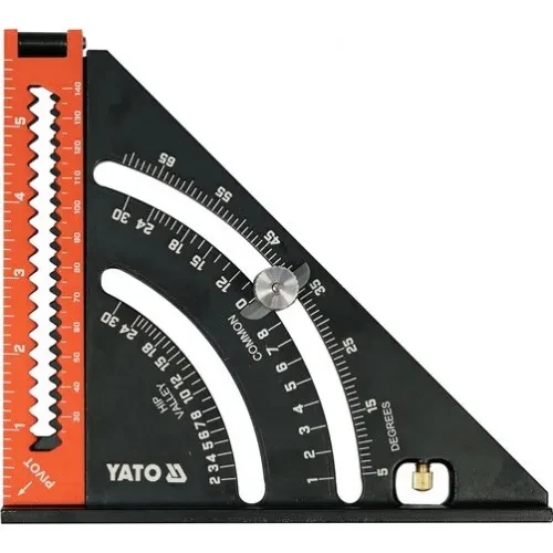 Угольник алюминиевый с ножкой 210/290мм. "Yato"