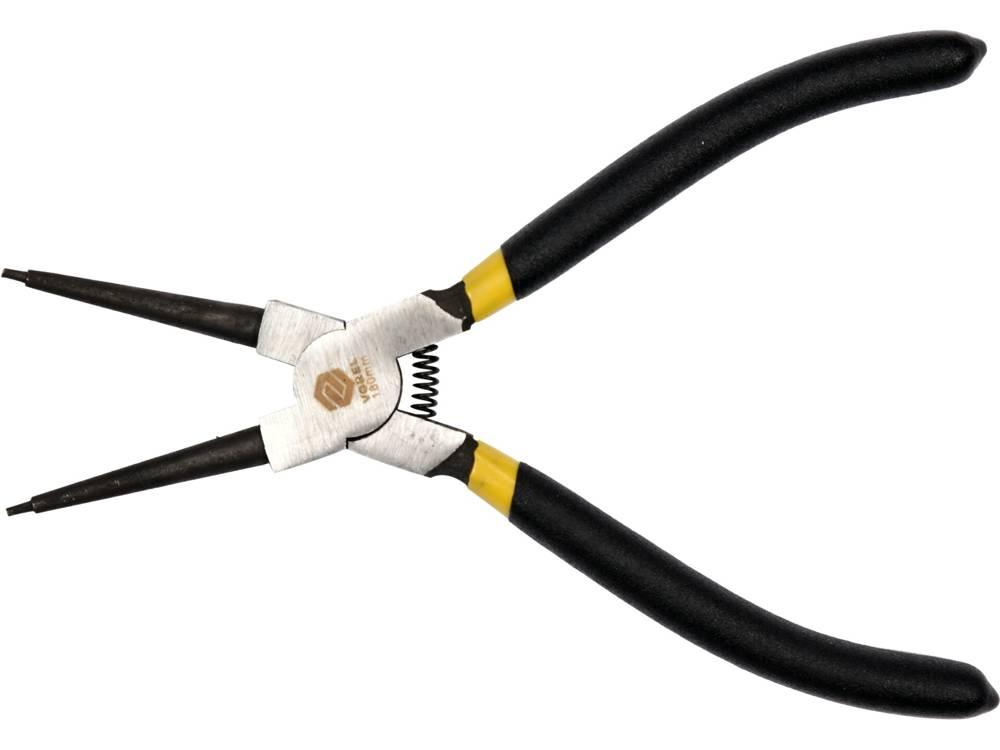 Щипцы-съемник стопорных колец (сжим) 160мм "Vorel"