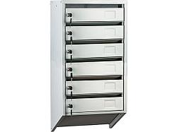 Многоквартирные почтовые ящики ПРАКТИК PB-6C KL
