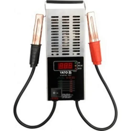 Тестер аккумуляторов цифровой 12V, CCA150-1400A LED "Yato"