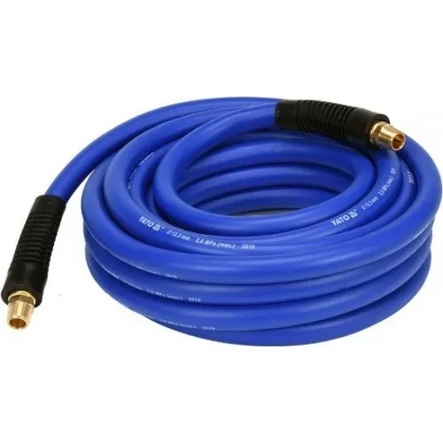 Шланг HYBRID (PVC+NBR) воздушный 8мм x 30м 2.0MPa с наружной резьбой 1/4" "Yato"