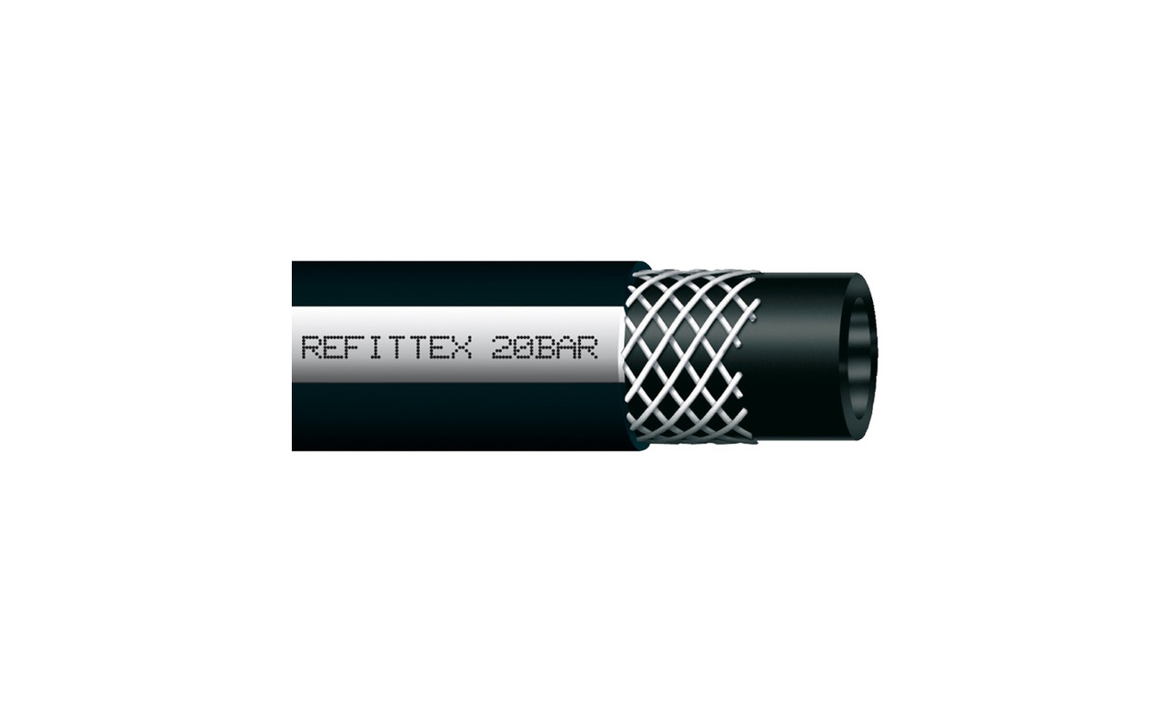 Шланг ПВХ армированный REFITTEX 20/60bar  6х11мм. "Bradas" (отгружается бухтой 50м), Италия