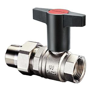 Кран шаровой с американкой 3/4" ВР (Ду 20) Oventrop Optibal арт. 1075706