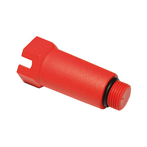 Пробка ПП длинная красная 1/2"НР Wavin Ekoplastik Чехия