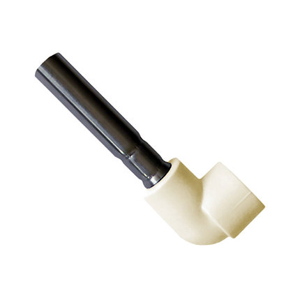 Угол ПП 20ВН х 90° для подключения радиатора 270 мм Wavin Ekoplastik Чехия, фото 2