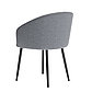 Стул Верона ткань бренди 23 (grey)/каркас черный, фото 3