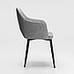 Стул Кристи ткань бренди 23 (grey)/каркас черный, фото 3
