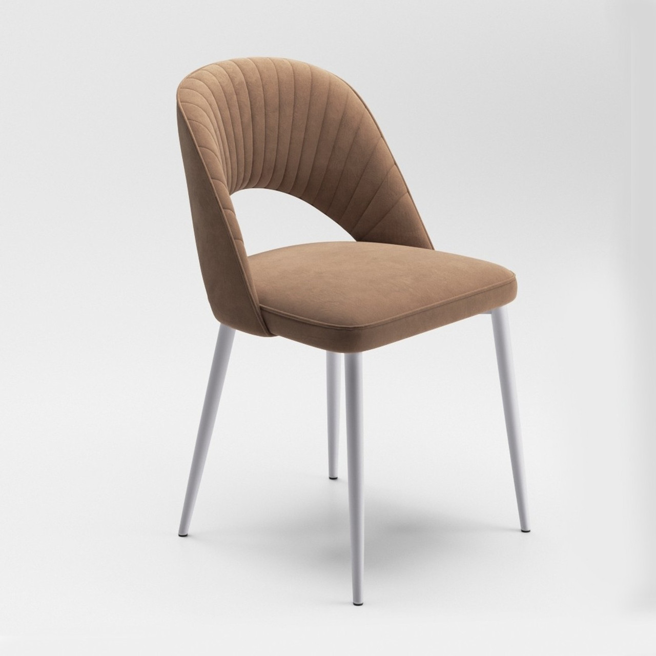 Стул Монро CF041-4/кант в цвет/каркас белый