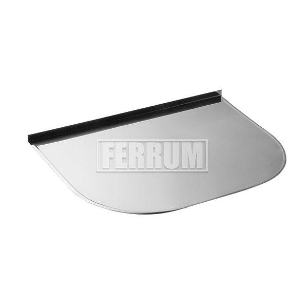 Притопочный лист 480х600 (430/0,5 мм) нержавеющая сталь, Ferrum