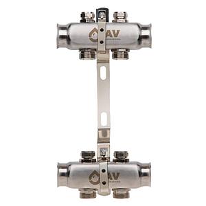 Коллекторная группа для отопления на 2 выхода AV Engineering AVE162 арт. AVE16200102