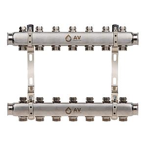 Коллекторная группа для отопления на 7 выходов AV Engineering AVE162 арт. AVE16200107