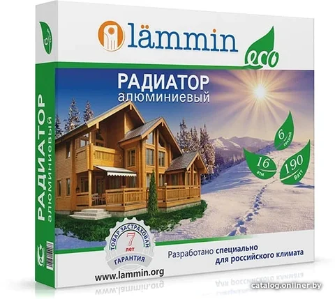 Алюминиевый Радиатор Lammin ECO AL500-100-10 (10 секций), фото 2