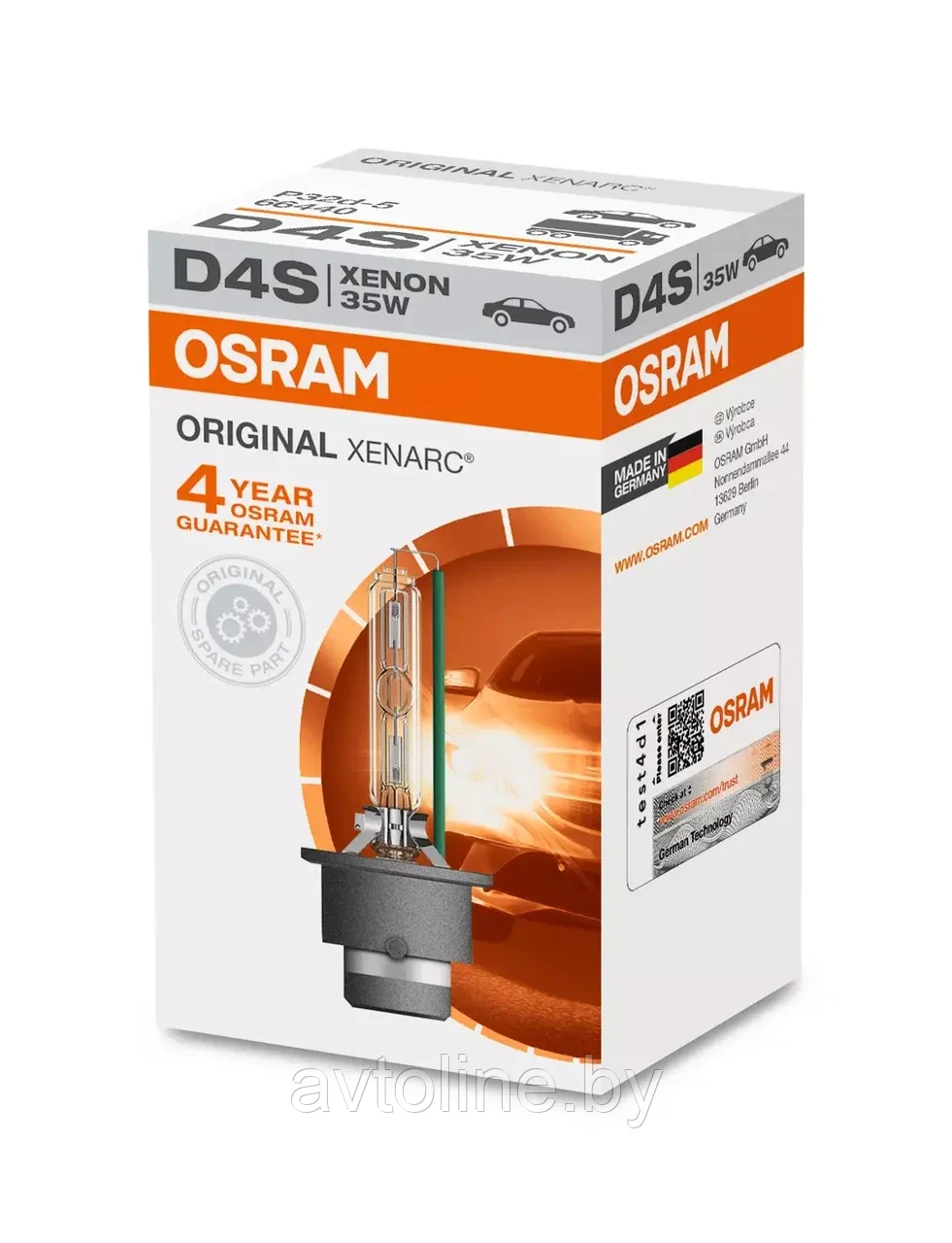 Лампа ксеноновая D4S Osram Xenarc Original 66440