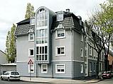 Двухжелобчатая черепица Nelskamp D 13 Ü (чёрный, благородно-ангобированный (глянцевый)), фото 3