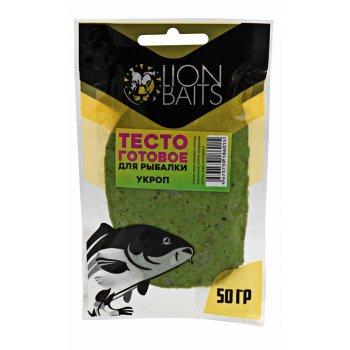 Lion Baits Тесто готовое для рыбалки "Укроп" 50гр