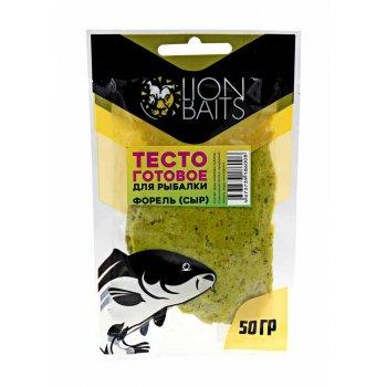 Lion Baits Тесто готовое для рыбалки "Форель (Сыр)" 50гр