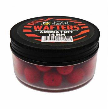 Бойлы нейтральной плавучести (Wafters) "Aroma Free" (без аромы) красный 14мм