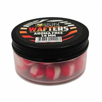Бойлы нейтральной плавучести (Wafters) "Aroma Free" (без аромы) красно-белый 14мм