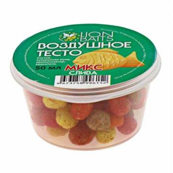 Lion Baits Воздушное тесто цветной микс "Слива" 50мл
