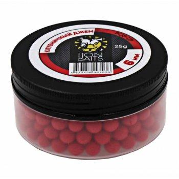 Lion Baits Бойлы плавающие Pop-Up "Клубничный джем" 6 мм - 25гр