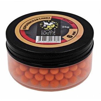Lion Baits Бойлы плавающие Pop-Up "Королевская слива" 6 мм - 25гр