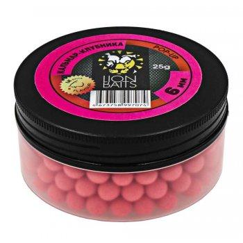 Lion Baits Бойлы плавающие Pop-Up "Кальмар-Клубника" 6 мм - 25гр