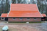 Двухжелобчатая черепица Nelskamp D 15 Ü (натуральный красный), фото 3