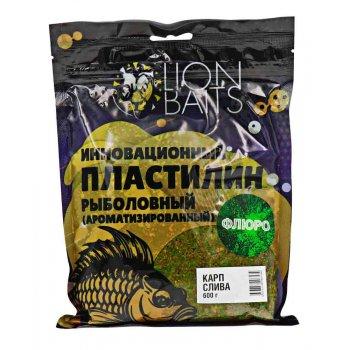 Пластилин "Флюро" инновационный ароматизированный "Карп слива" 600гр