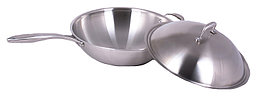 Сковорода WOK INDOKOR WIND36BL (н/ж сталь 36 см, с крышкой)
