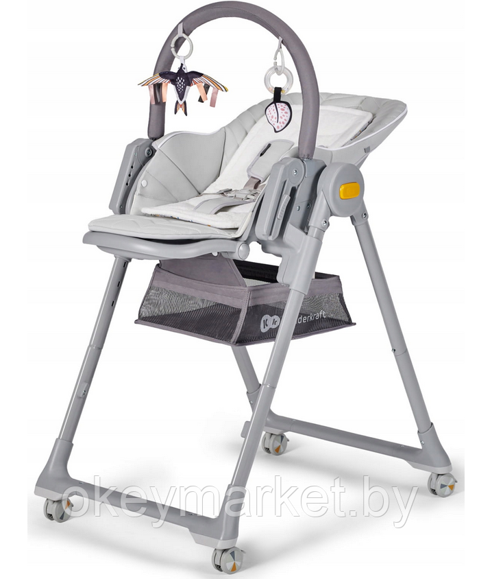 Стульчик для кормления Kinderkraft Lastree Grey