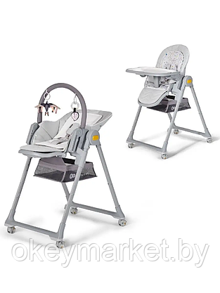 Стульчик для кормления Kinderkraft Lastree Grey, фото 2
