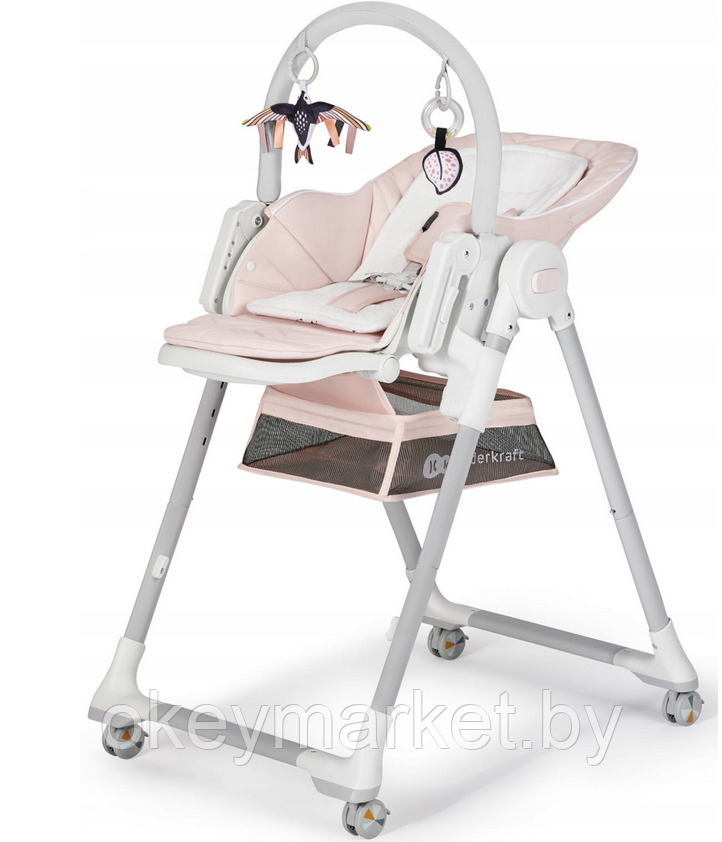 Стульчик для кормления Kinderkraft Lastree | Pink, фото 2