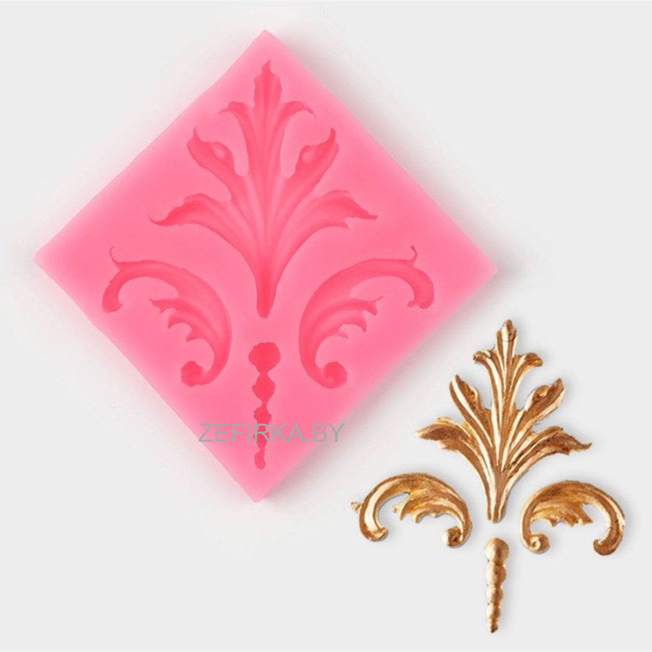 Молд силиконовый "Завитки", 6,5х0,7см