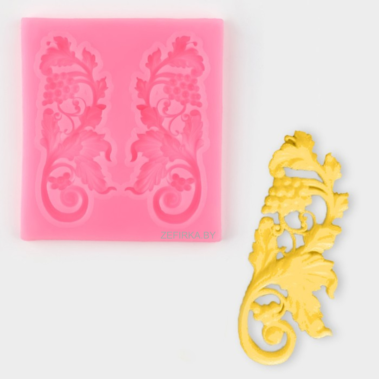 Молд силиконовый "Листья винограда", 7,7х7х0,5см