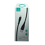 Кабель Micro USB USAMS U41 Micro Braided, 1м, 2A, нейлон черный